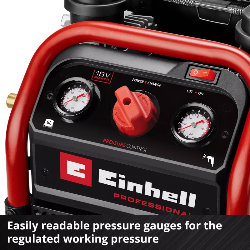 EINHELL EINHELL SILENZZO 18/160 PROFESSIONAL Cordless Air Compressor BODY ONLY