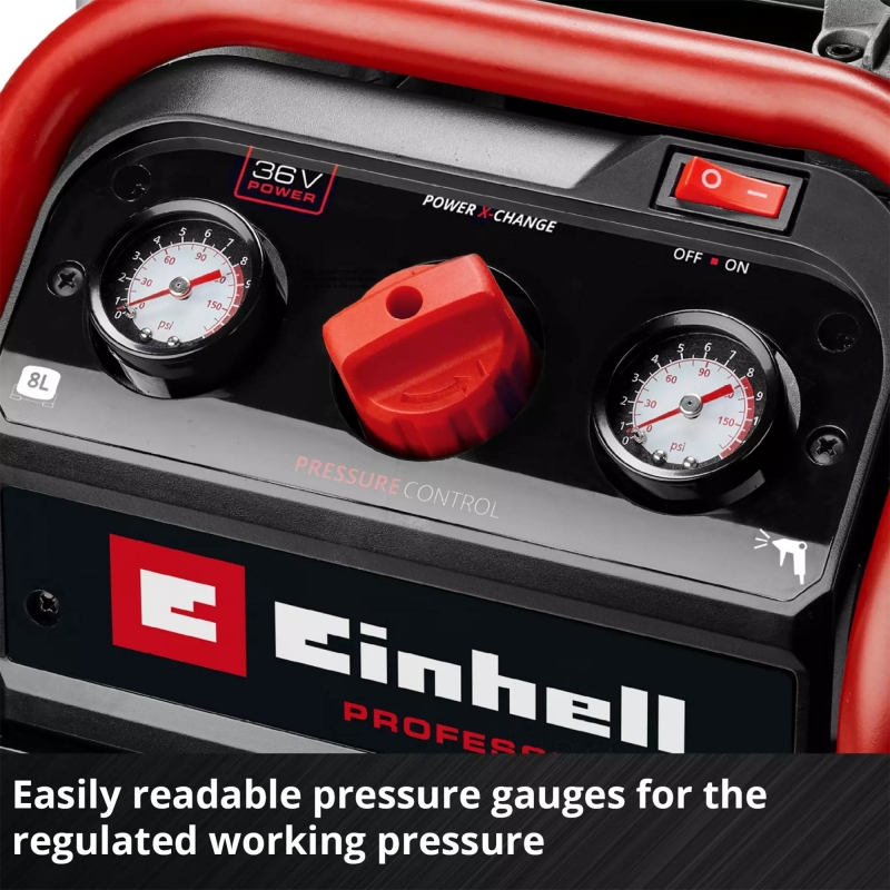 EINHELL EINHELL SILENZZO 36/210 PROFESSIONAL Cordless Air Compressor BODY ONLY