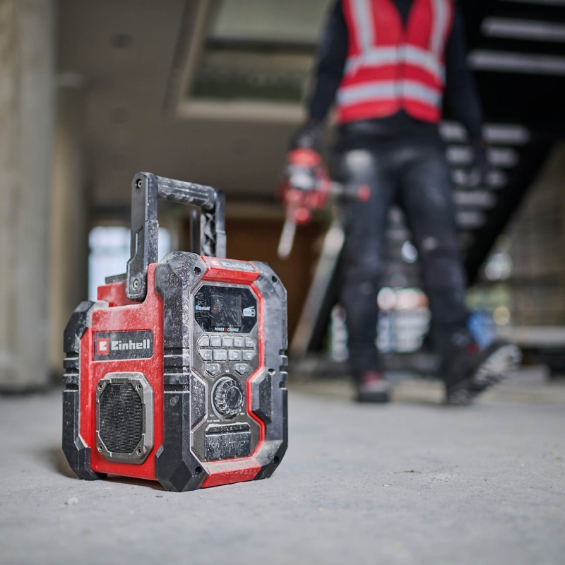 EINHELL EINHELL TE-CR18LiDAB+/FM/BT-Solo 18v Site Radio BODY ONLY
