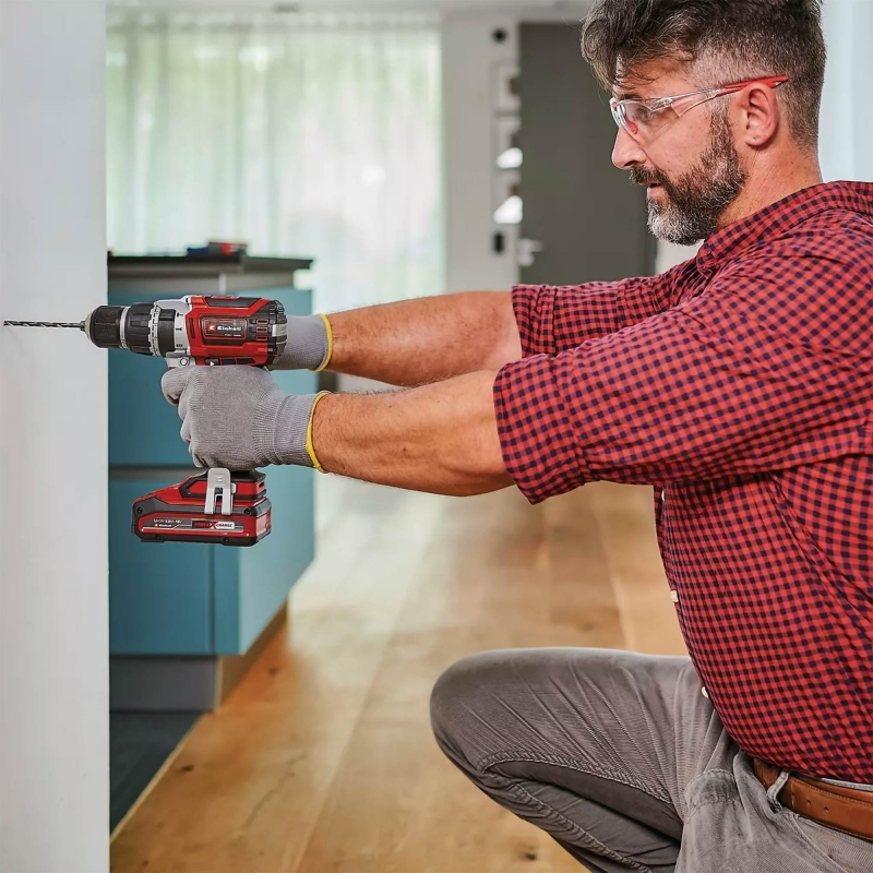 EINHELL EINHELL TP-CD 18/60 Li-i BL 18v Combi Drill with 2x 4Ah Batteries