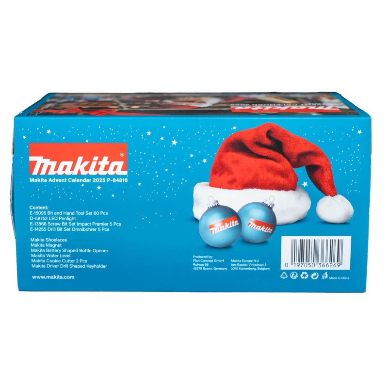 MAKITA MAKITA P-84816 2025 Advent Calendar Accessory Set