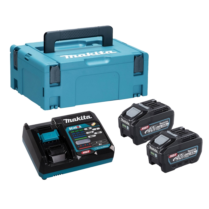 MAKITA MAKITA 191V42 2x BL4050F 5Ah Batteries / DC40RA 240v Charger Set