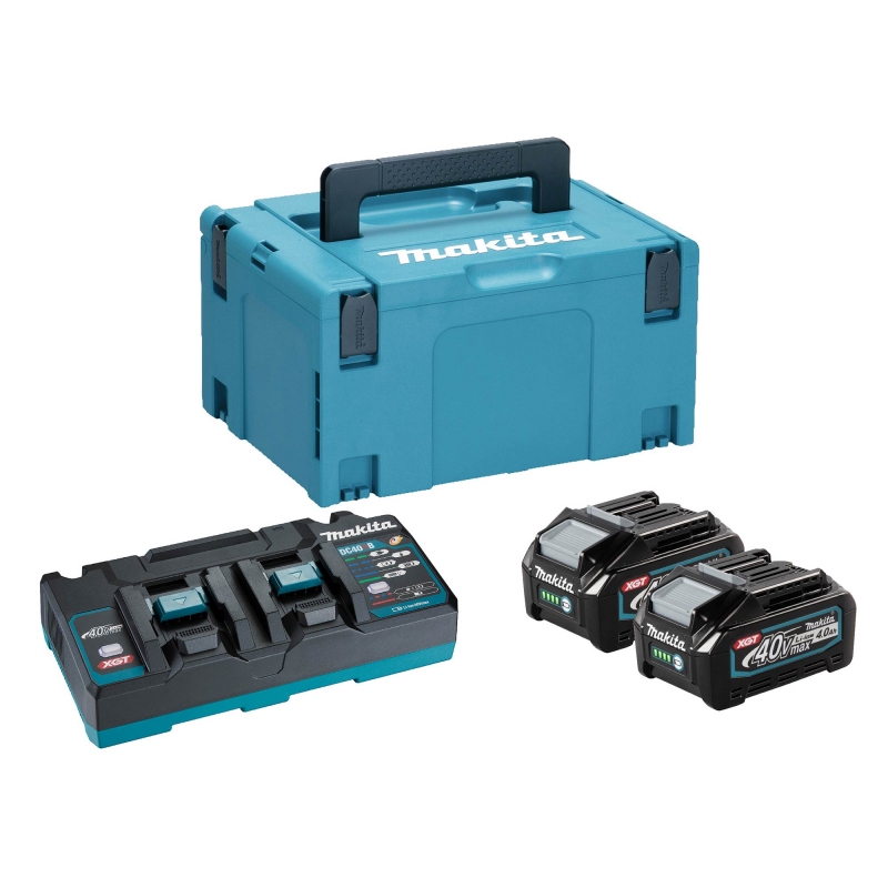 MAKITA MAKITA 191U06-6 2x BL4040 4Ah Batteries / DC40RB 240v Charger Set