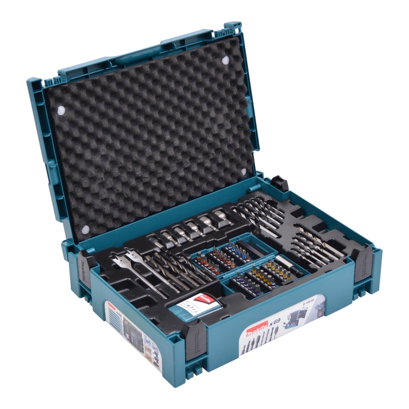 MAKITA MAKITA B-49638 69 Piece MakPac Drill & Screwdriving Set