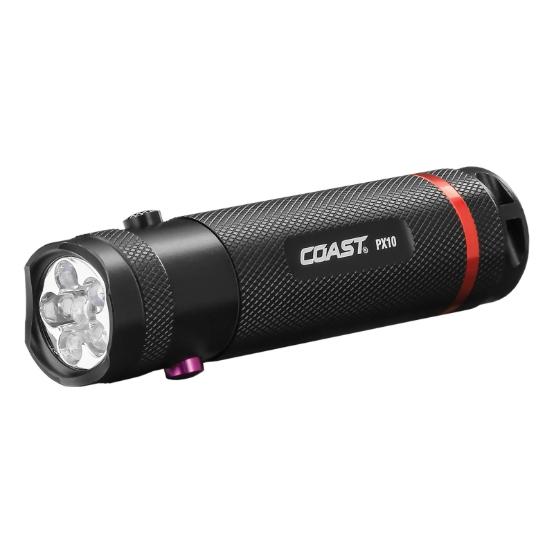 COAST COAST PX10 Aluminium Body White/UV LED Torch 59 lumens (3xAAA)