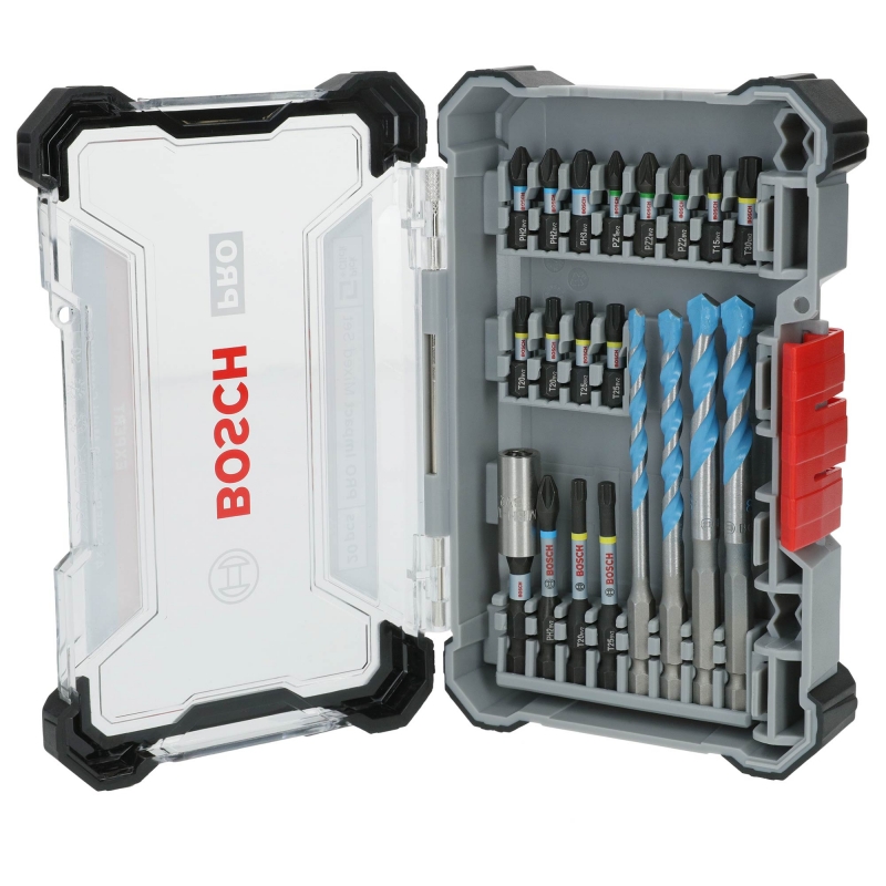 BOSCH BOSCH 2608521U83 PRO 20pc Impact Screwdriver Bit & Multi Construction Drill Set