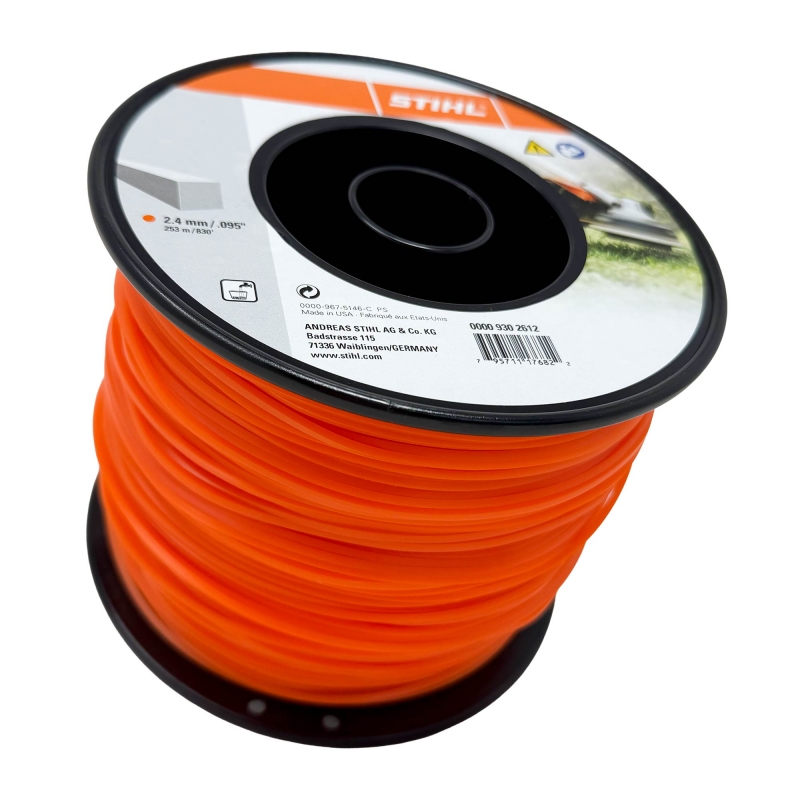 STIHL STIHL 00009302612 2.4mm x 253m Orange Square Line
