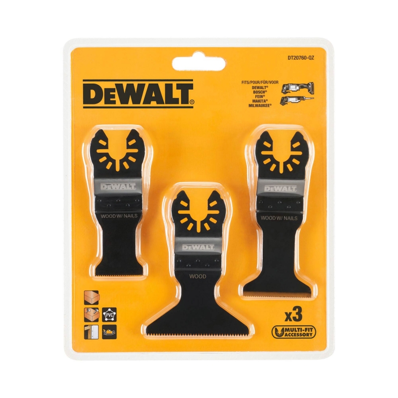 DEWALT DEWALT DT20760-QZ 3 Piece Oscillating Blade Set