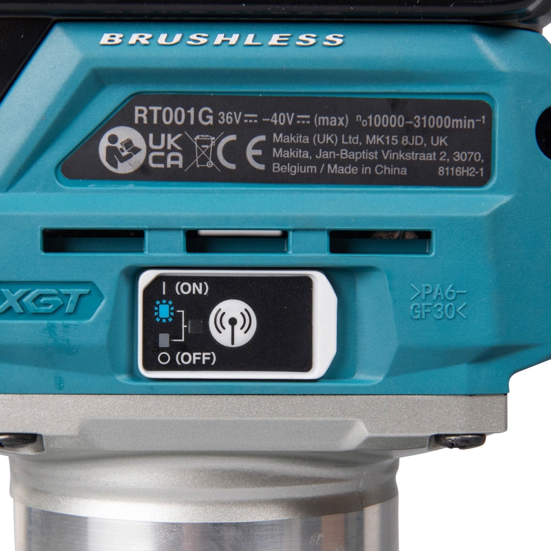 MAKITA MAKITA RT001GZ21 40v Router Trimmer BODY ONLY with Makpac Case