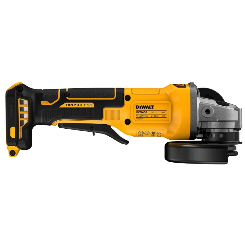 DEWALT DEWALT DCG408N 18v Brushless 125mm Grinder BODY ONLY