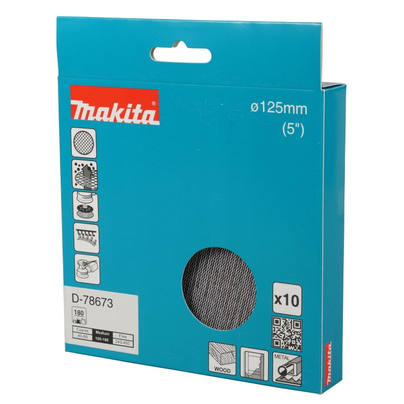 MAKITA MAKITA D-78673 Net Sanding Pad 125mm A180