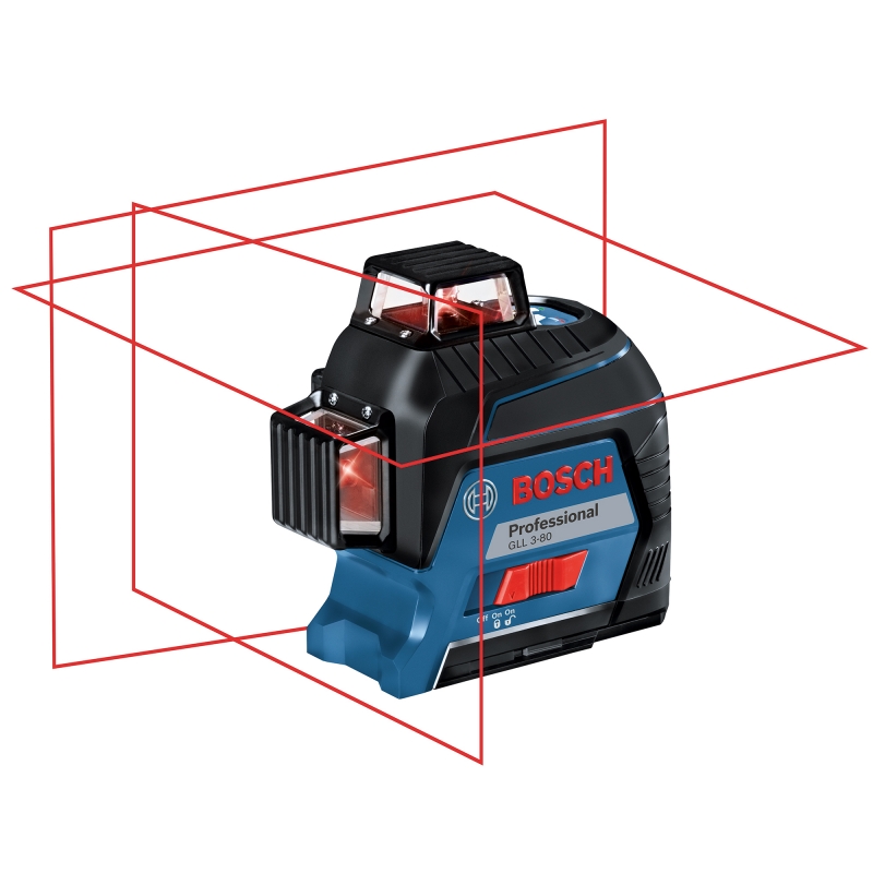 BOSCH BOSCH GLL380 3 Plane Line Laser 4xAA Batteries