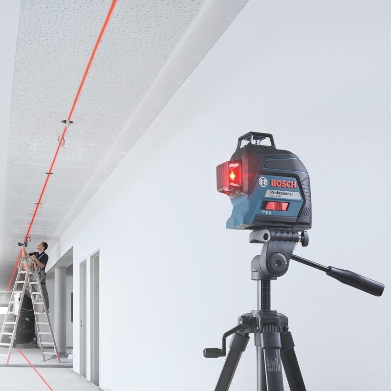 BOSCH BOSCH GLL380 3 Plane Line Laser 4xAA Batteries