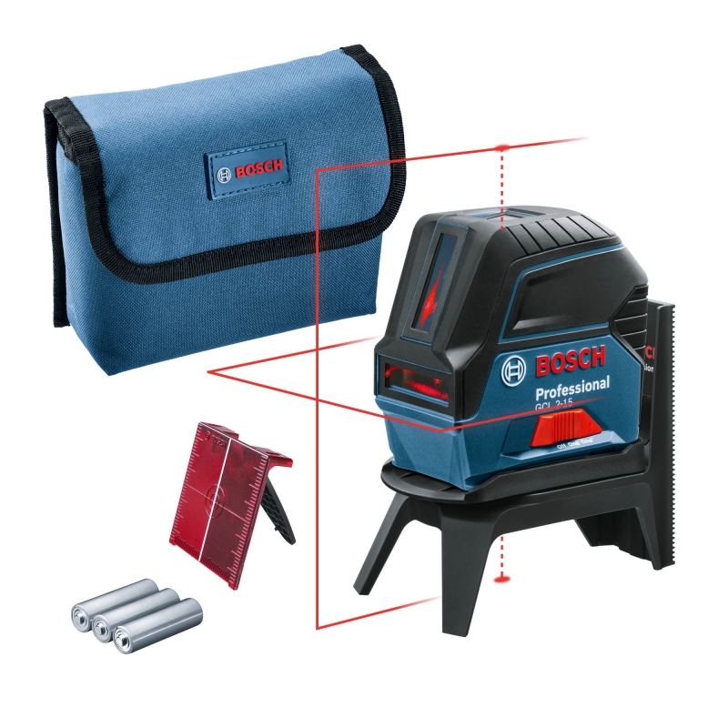 BOSCH BOSCH GCL2-15 15m Cross Line Laser with RM1 mount