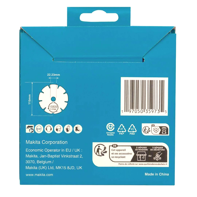 MAKITA MAKITA D-80070 115mm Semented Diamond Blade