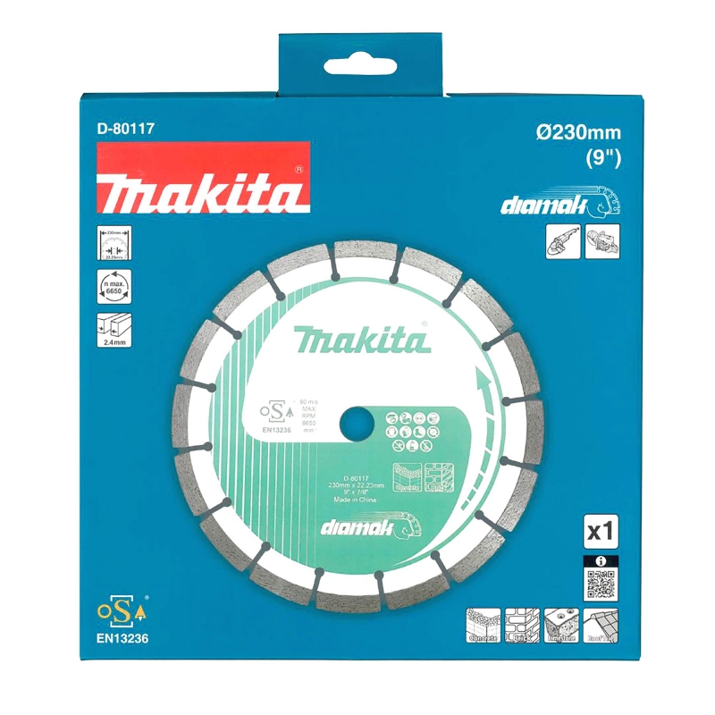 MAKITA MAKITA D-80117 230mm Segmented Rim Diamond Blade
