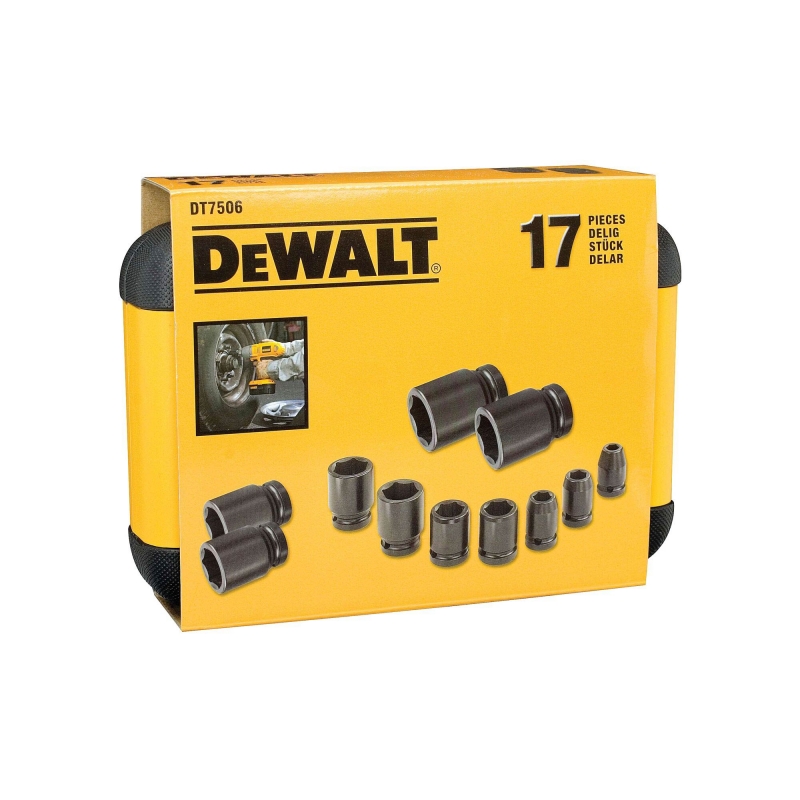DEWALT DEWALT DT7506QZ 17 Piece Impact Socket Set