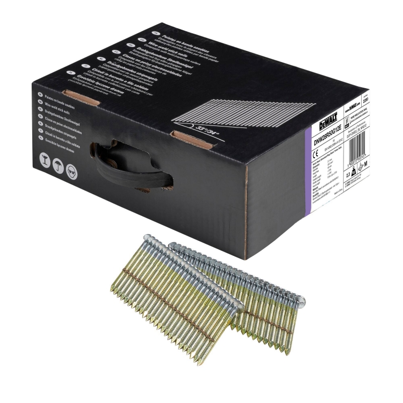 DEWALT DEWALT DNW28R50G12E W-Wire 280-50 Ring Nails G12 (2200)