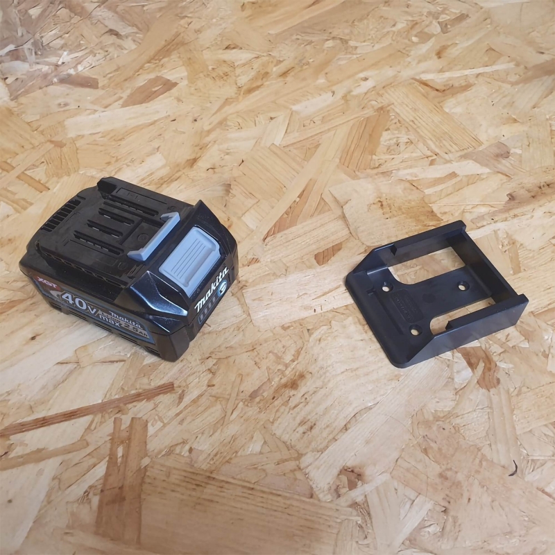 STEALTHMOUNTS STEALTHMOUNTS BM-MK40-BLK-6 Makita 40v Battery Mounts Black