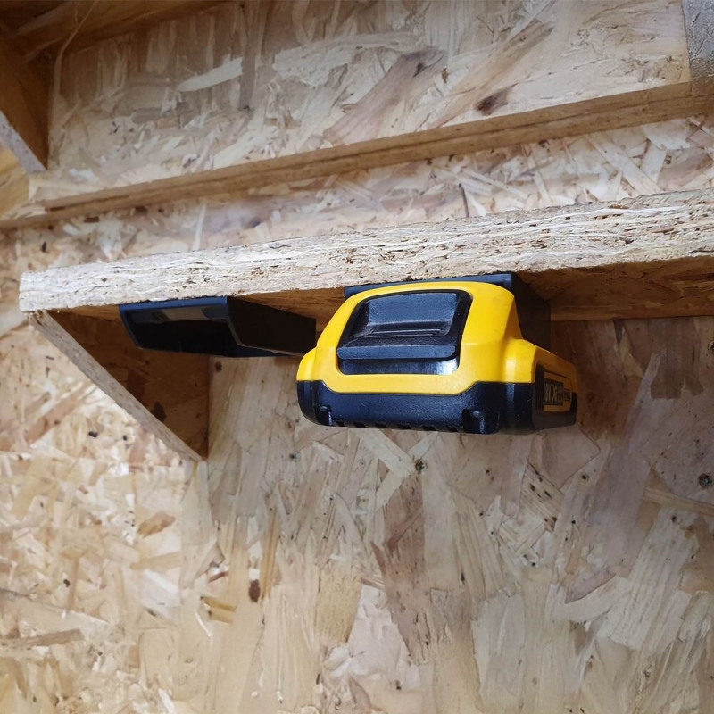 STEALTHMOUNTS STEALTHMOUNTS BM-DW20-BLK-6 Dewalt 18v Battery Mounts Black