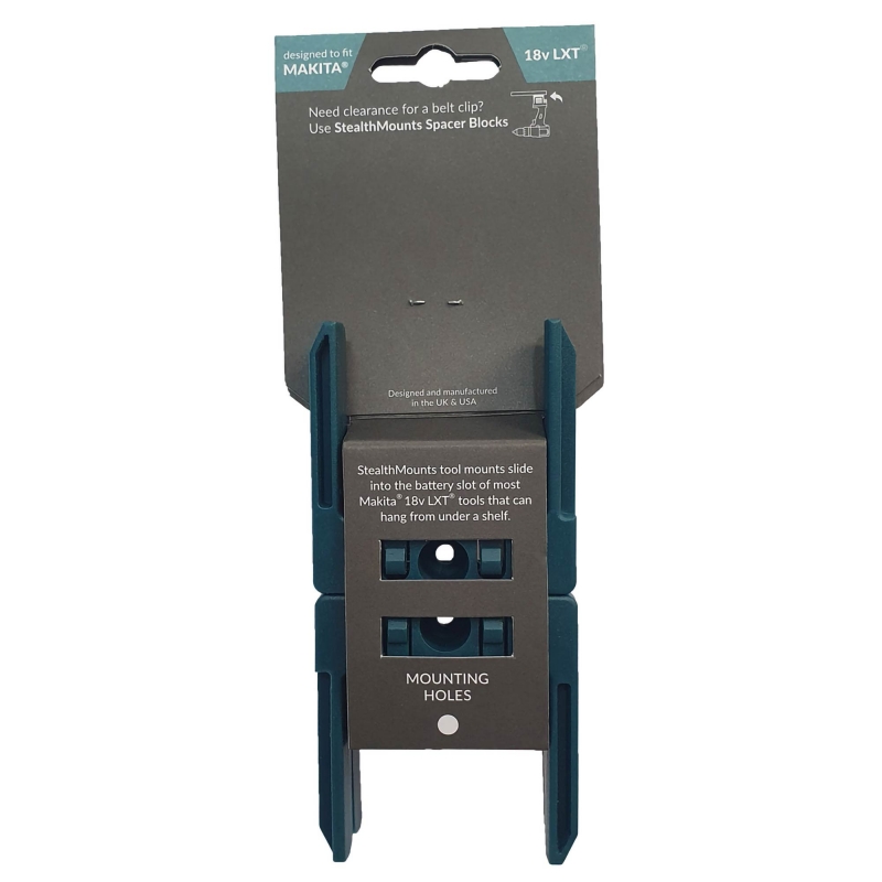 STEALTHMOUNTS STEALTHMOUNTS TM-MK18-BLU-4 Makita LXT Tool Mounts Blue