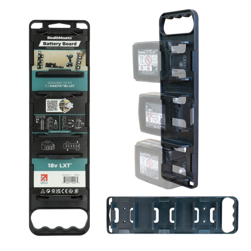 STEALTHMOUNTS STEALTHMOUNTS BD-MK18-H-1 Battery Board Makita LXT with Handle
