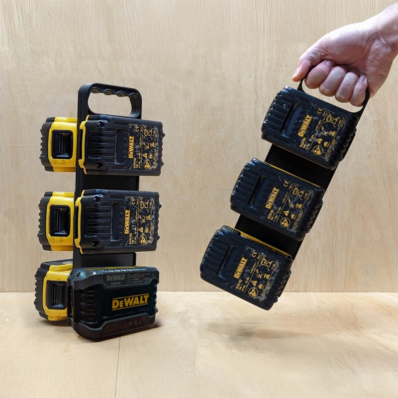 STEALTHMOUNTS STEALTHMOUNTS BD-DW20-H-1 Battery Board Dewalt XR with Handle