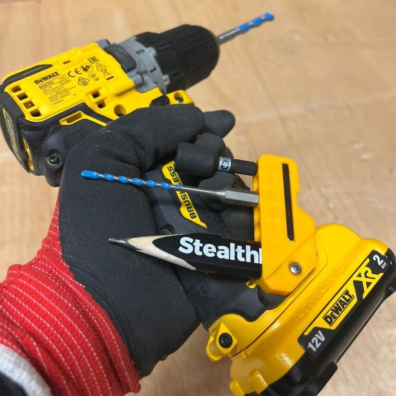 STEALTHMOUNTS STEALTHMOUNTS BH-DW-4590-YLW 4590 Bit Holders Dewalt Yellow