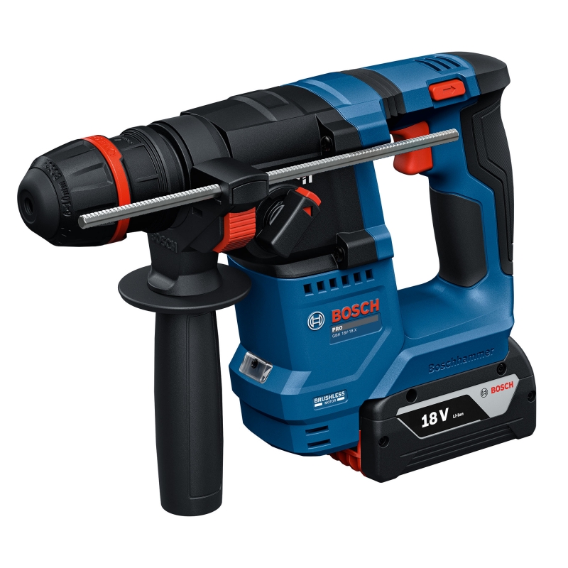 BOSCH BOSCH GBH18V-18X 18v SDS Plus Hammer Drill with 2x5ah Batteries