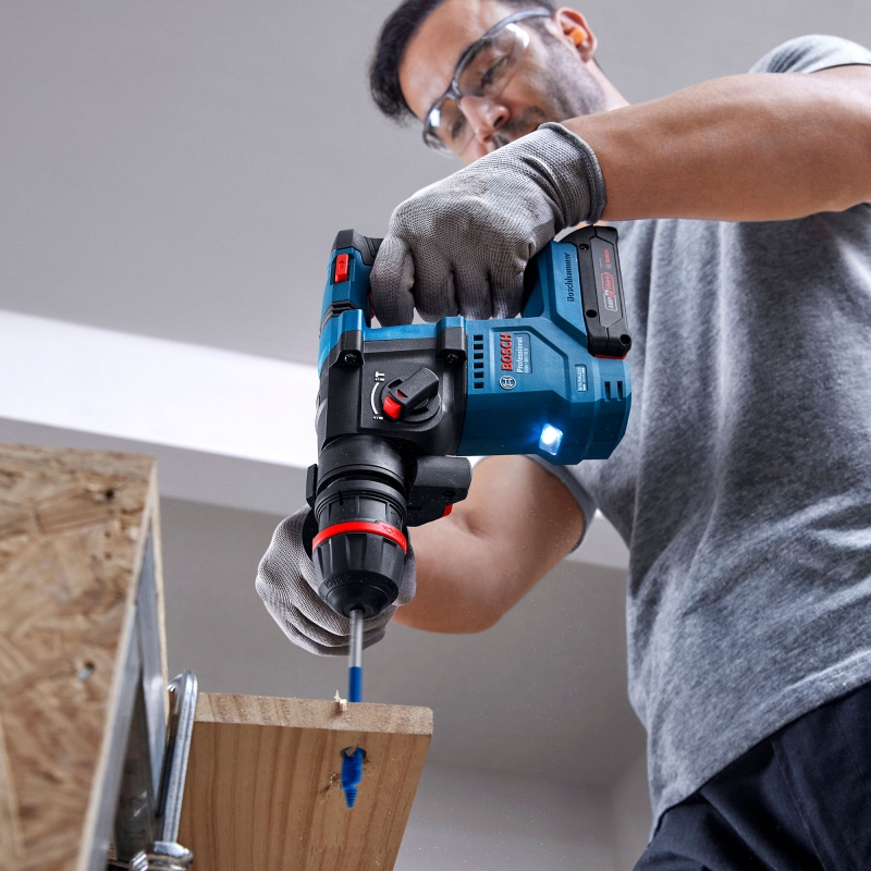 BOSCH BOSCH GBH18V-18X 18v SDS Plus Hammer Drill with 2x5ah Batteries