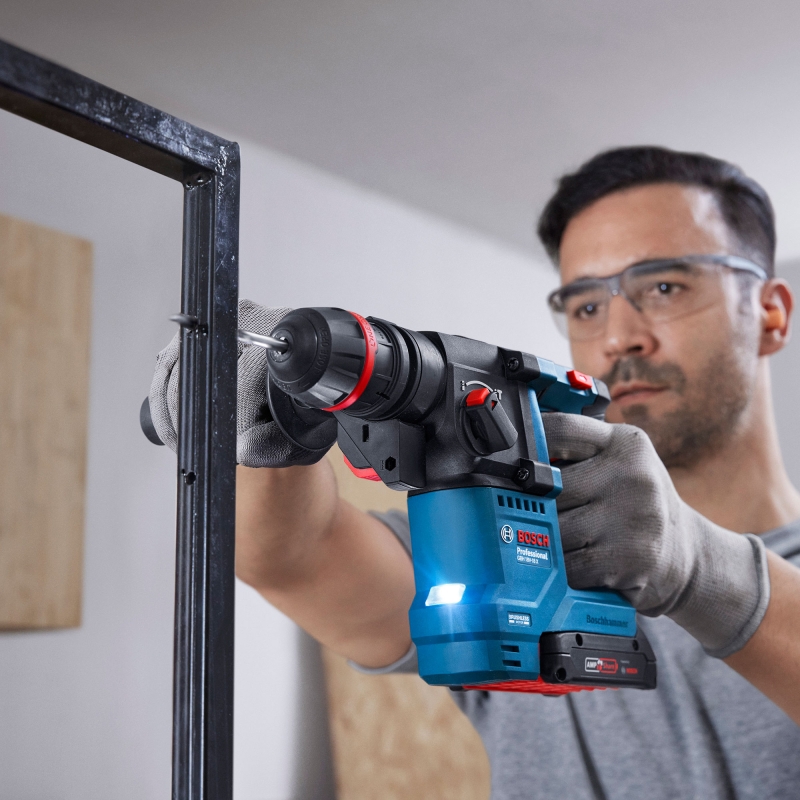 BOSCH BOSCH GBH18V-18X 18v SDS Plus Hammer Drill with 2x5ah Batteries