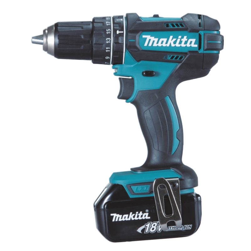 MAKITA MAKITA DHP482RTJ 18v Combi Drill with 2x5ah Batteries