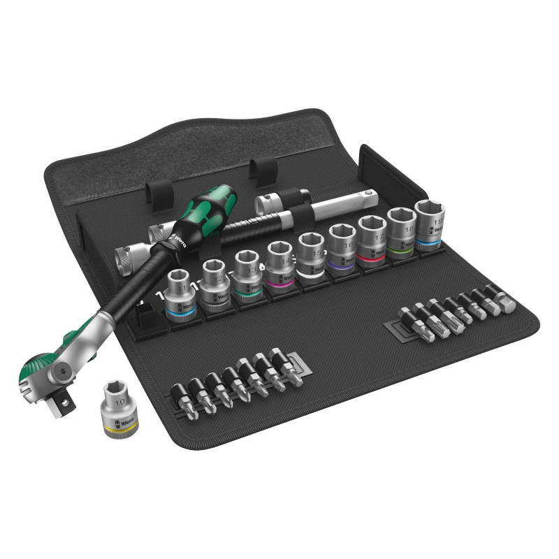 WERA WERA 8100 SC 6 Zyklop Speed Ratchet Set, 1/2