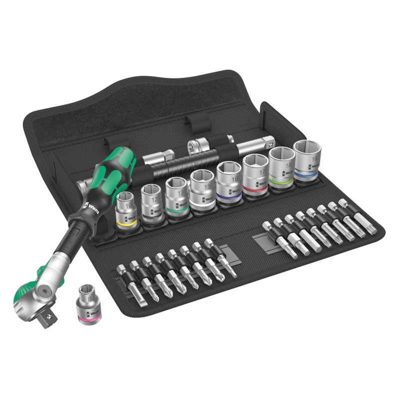 WERA WERA 8100 SB 6 Zyklop Speed Ratchet Set, 3/8