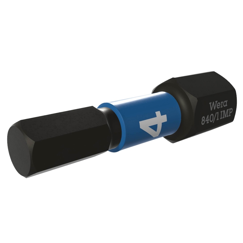 WERA WERA 840/1 IMP DC Hex-Plus 4x25mm Impaktor bits (10 Pack)
