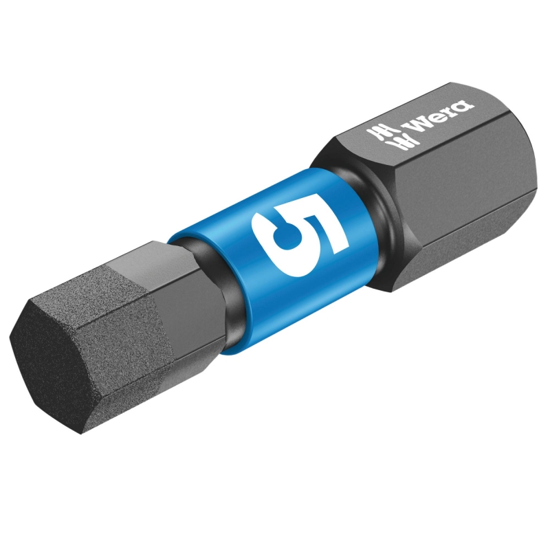 WERA WERA 840/1 IMP DC Hex-Plus 5x25mm  Impaktor bits (10 Pack)
