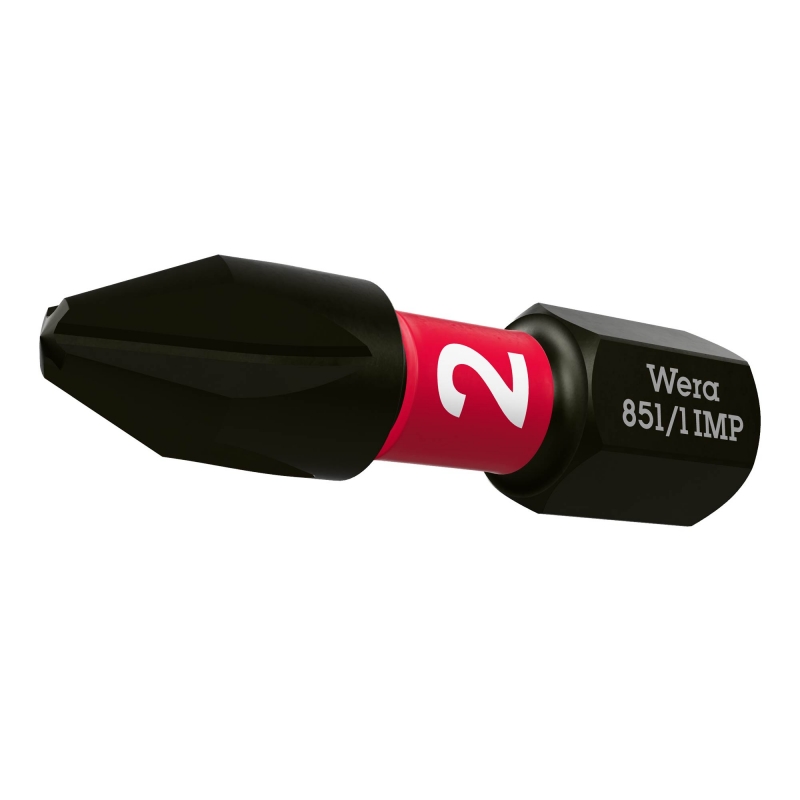 WERA WERA 851/1 IMP DC PH Impaktor PH2x25mm bits (10 Packs)