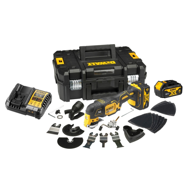DEWALT DEWALT DCS355M2 18v Brushless 3-Speed Multi-Tool with 2x4ah Batteries