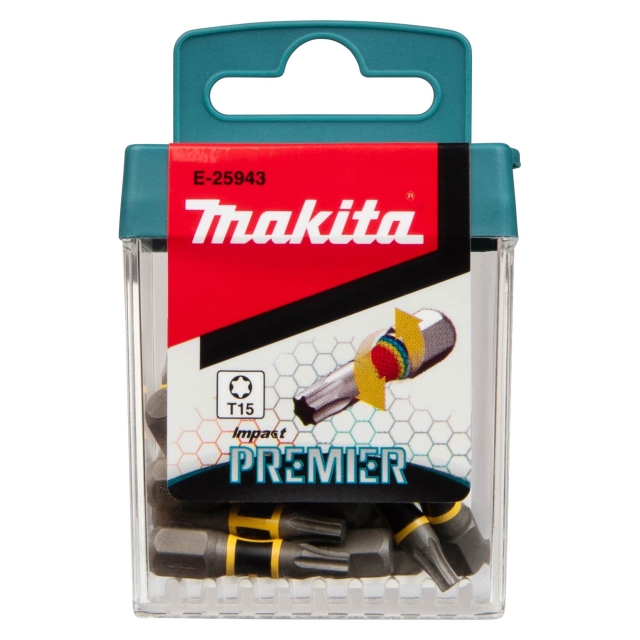 MAKITA MAKITA E-25943 Premier Torsion Bit T15-25mm 15 Pack