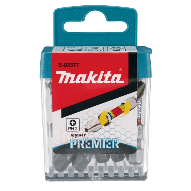 MAKITA MAKITA E-03377 Premier Double Torsion Bit PH2-50mm 10 pack