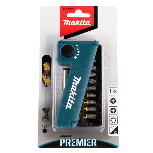 MAKITA MAKITA E-03567 Premier 11 Piece Torsion Bit Set
