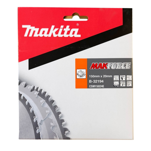 MAKITA MAKITA B-32194 150mm x 20mm 24T TCT Saw Blade