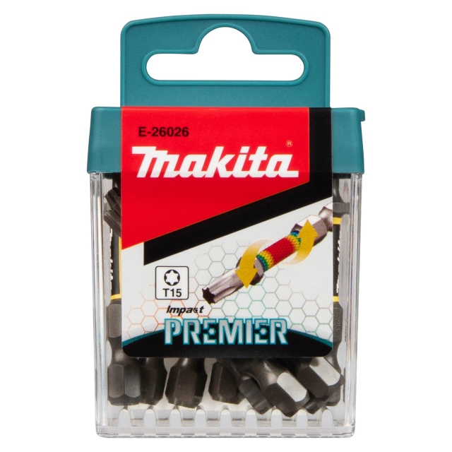 MAKITA MAKITA E-26026 Premier Torsion Bit T15-50mm 10 Pack