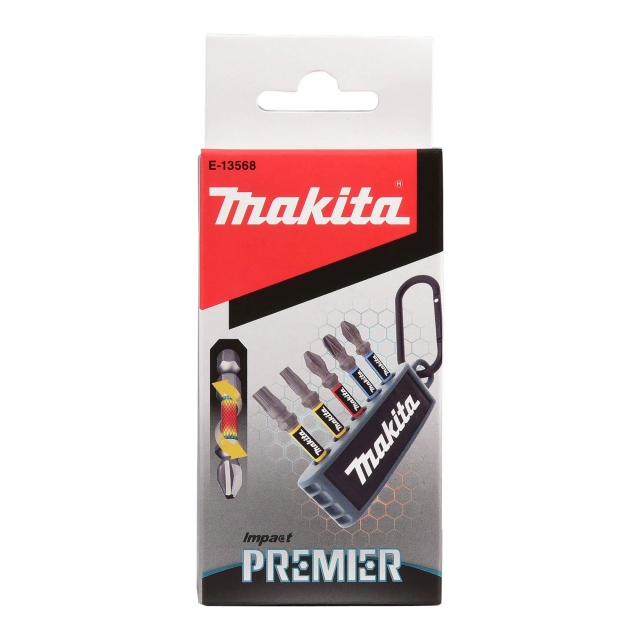 MAKITA MAKITA E-13568 5 Piece Impact Premier Screwdriver Bit Set
