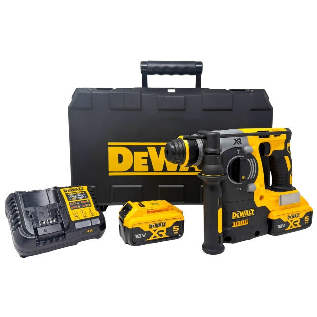 DEWALT DEWALT DCH273P2 18v Brushless SDS Plus Hammer Drill with 2x5ah Batteries