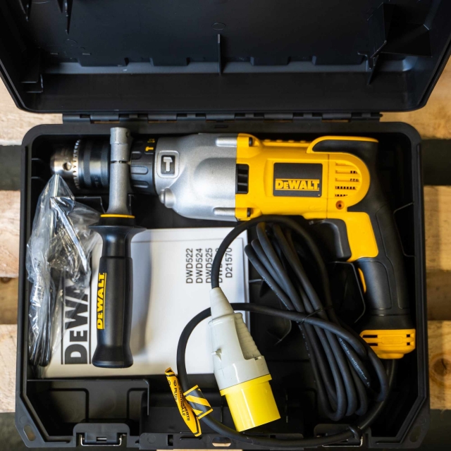 DEWALT D21570KL 110v 127mm Dry Diamond Drill ToolStore UK