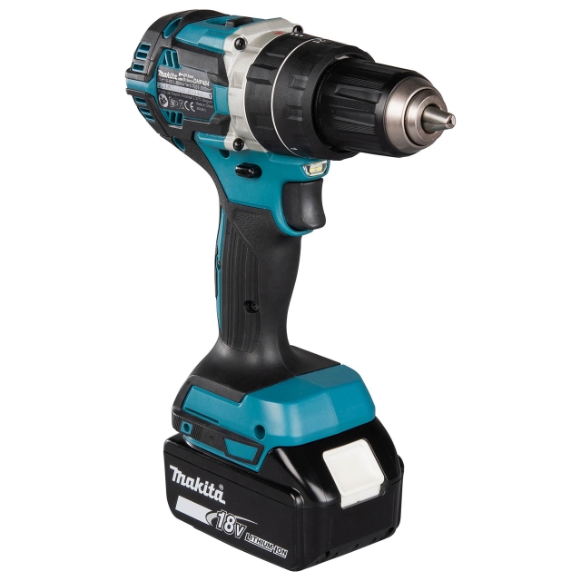 MAKITA MAKITA DHP484RTJ 18v Brushless Combi Drill with 2x5ah Batteries