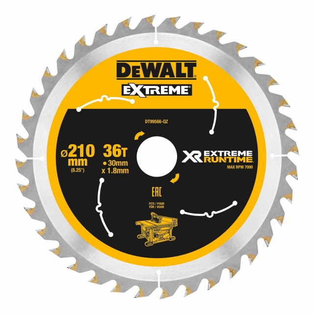 DEWALT DEWALT DT99566 210x30mm 36T Xtreme Circular Saw Blade