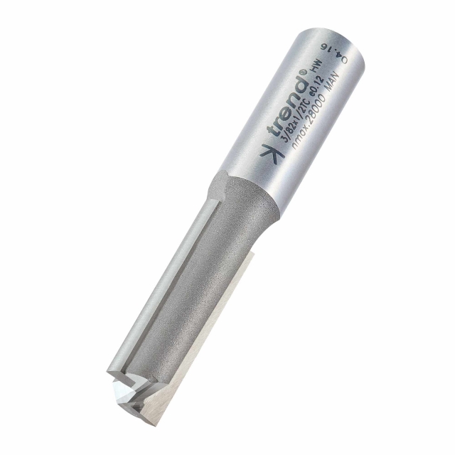 TREND TREND 3/82X1/2TC Two Flute Cutter 12.7mm x 37mm