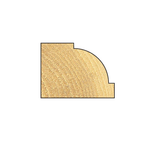 TREND TREND 46/140X1/4TC Bearing Guided Ovolo 9.5mm x 16mm